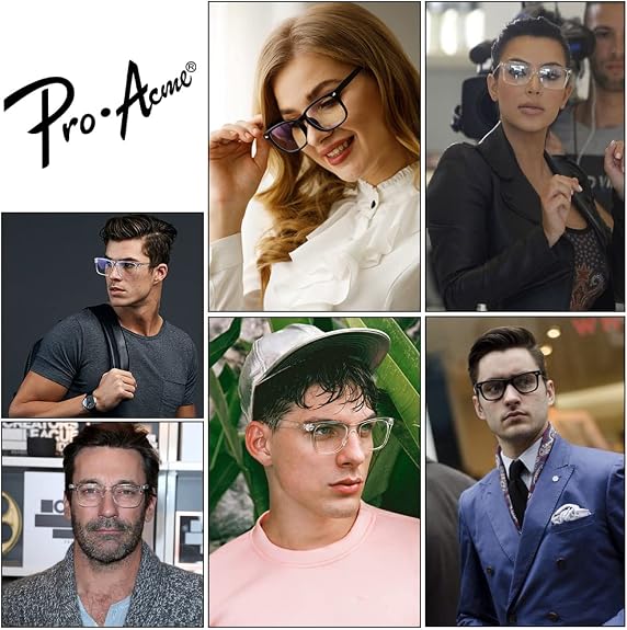 Pro Acme Clear Frame Glasses
