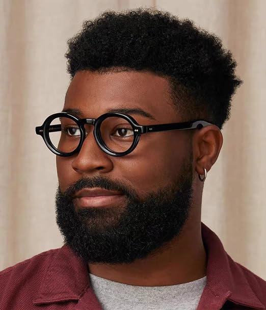 Round Frame Clear Lens Glasses