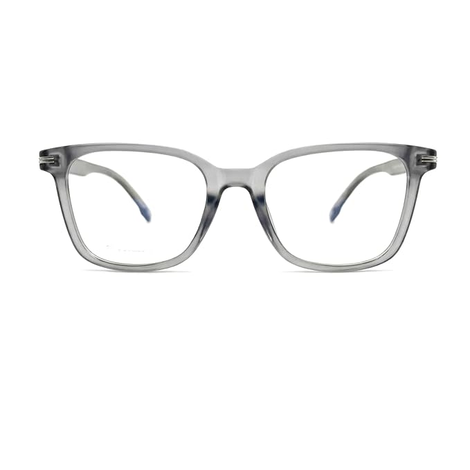 Unisex Grey Square Optical Frame