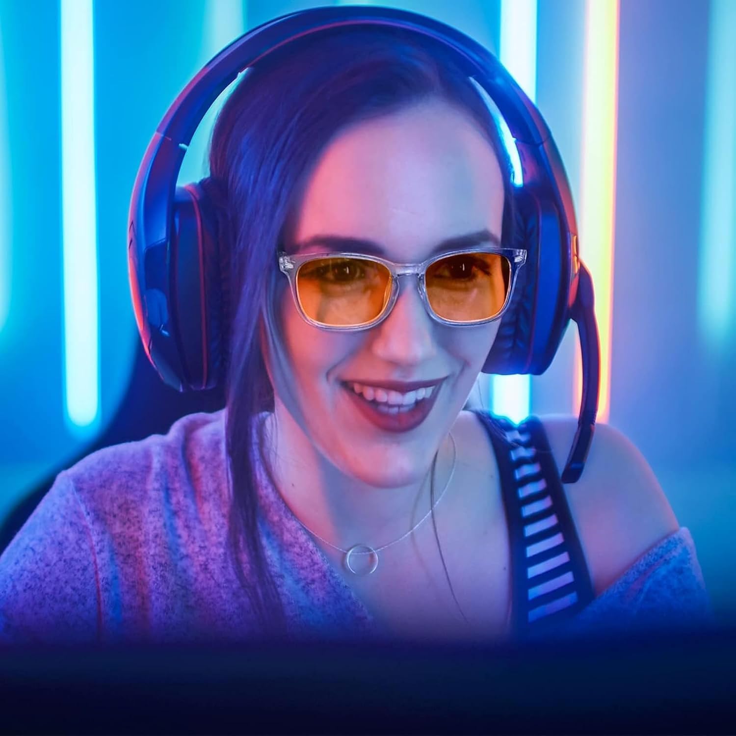 LIVHO Blue Light Blocking Gaming Glasses