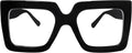 hoyuwak Oversized Square Blue Light Glasses