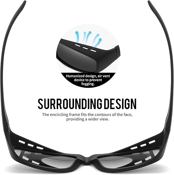 Nylon Polarized Fit Over Sunglasses