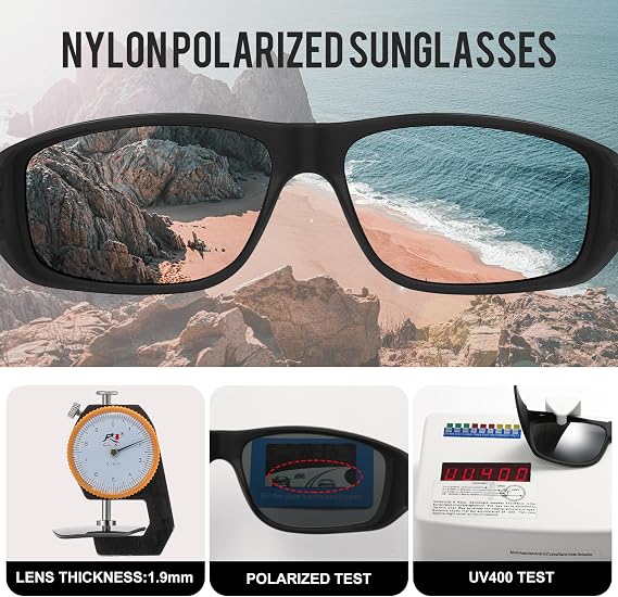 Nylon Polarized Fit Over Sunglasses