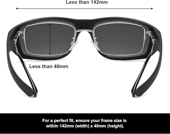 Nylon Polarized Fit Over Sunglasses