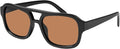 mosanana Small Square Aviator Sunglasses