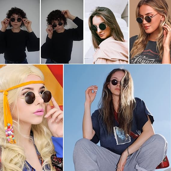 SORVINO Retro Round Sunglasses