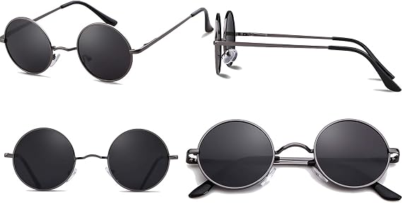 SORVINO Retro Round Sunglasses