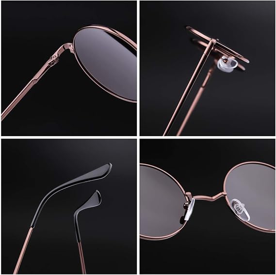 SORVINO Retro Round Sunglasses