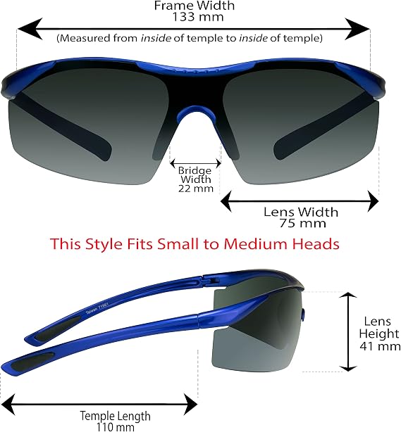 proSPORT Semi-Rimless Sport Sunglasses